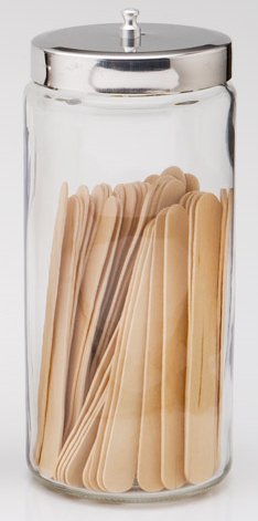 Dukal Sundry Jar Glass Clear 4 X 8.5 Inch (649876_EA) 1/EA