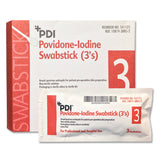 PDI® Impregnated Swabstick 10% Strength Povidone-Iodine Individual Packet NonSterile (188680_CS) 250/CS