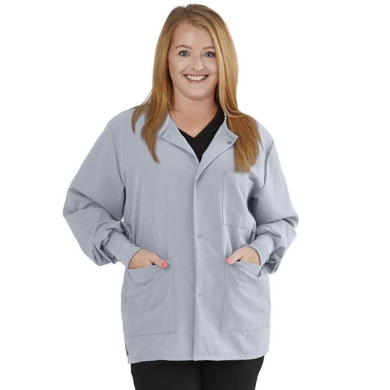 Lincoln AVE Unisex Stretch Scrub Jackets with 3 Pockets, 1/EA (5542GRYXL) Each