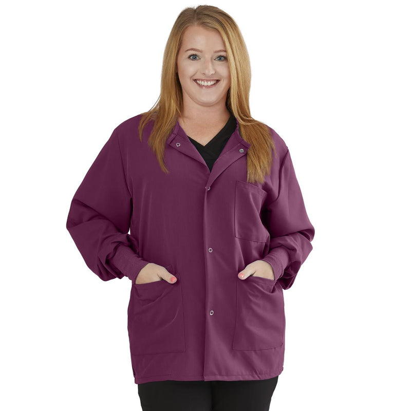 Lincoln AVE Unisex Stretch Scrub Jackets with 3 Pockets, 1/EA (5542WNEXXL) Each