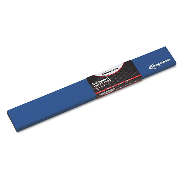 Innovera® Keyboard Wrist Rest, 19.25 x 2.5, Blue (IVR52457) Each