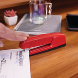 Swingline® 747 Business Full Strip Desk Stapler, 30-Sheet Capacity, Rio Red (SWI74736) Each