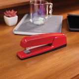 Swingline® 747 Business Full Strip Desk Stapler, 30-Sheet Capacity, Rio Red (SWI74736) Each