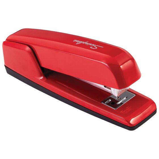 Swingline® 747 Business Full Strip Desk Stapler, 30-Sheet Capacity, Rio Red (SWI74736) Each