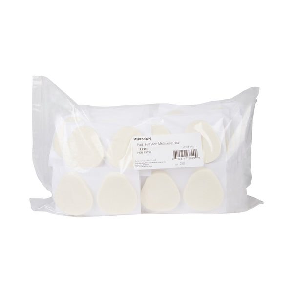 McKesson Protective Pad Size 106 - Large Adhesive Foot (1111081_PK) 100/PK