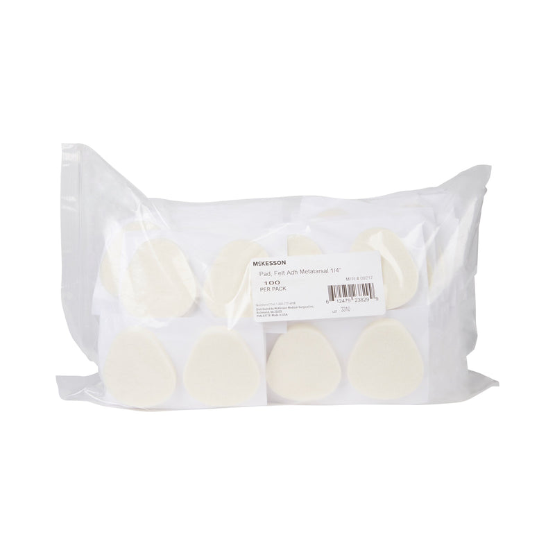 McKesson Protective Pad Size 106 - Large Adhesive Foot (1111081_PK) 100/PK