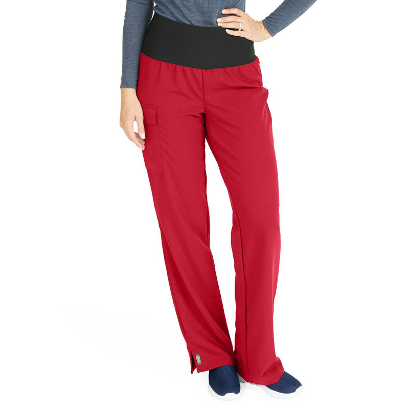 Ocean AVE Petite Scrub Pants, 1/EA (5560REDXLP) Each