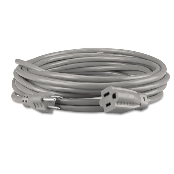 Innovera® Indoor Heavy-Duty Extension Cord, 15 ft, 13 A, Gray (IVR72215)