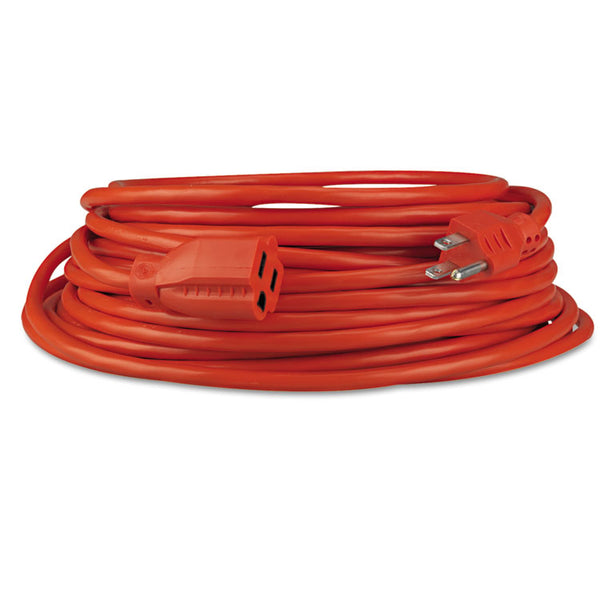 Innovera® Indoor/Outdoor Extension Cord, 50 ft, 13 A, Orange (IVR72250)