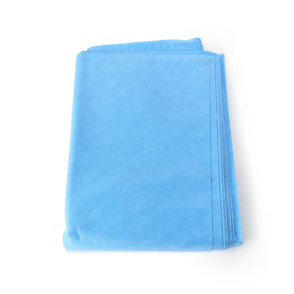 QUICK CHECK* H400 Sterilization Wrap White / Blue 45 X 45 Inch Dual Layer SMS Polypropylene Steam / EO Gas / Hydrogen Peroxide (825785_BG) 24/BG