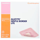 Allevyn Gentle Border Lite Thin Foam Dressing 2 X 2 Inch With Border Film Backing Silicone Gel Adhesive Square Sterile (774549_BX) 10/BX