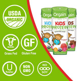 Orgain® Kids Protein™ Organic Nutritional Shake Pediatric Oral Supplement Strawberry Flavor 8.25 oz. Carton Liquid Organic (1104659_CS) 12/CS