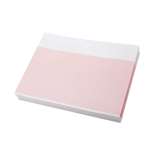 Hewlett Packard™ Recording Chart Paper Z-Fold Red Grid (1061025_CS) 8/CS