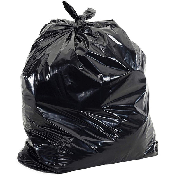 Pitt Plastics Trash Bag Black LLDPE 0.95 mil 38 X 58 Inch Star Seal Bottom Coreless Roll (1216417_CS) 10/CS