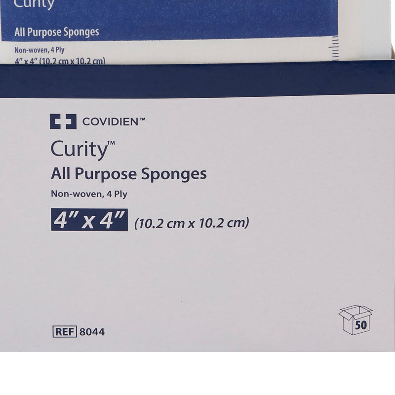 Curity™ Nonwoven Sponge 4 X 4 Inch 4-Ply Sterile 2 per Pack (401590_CS) 600/CS