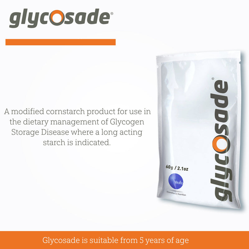 Glycosade® Oral Supplement Unflavored Powder 60 Gram Individual Packet (1137879_BX) 30/BX