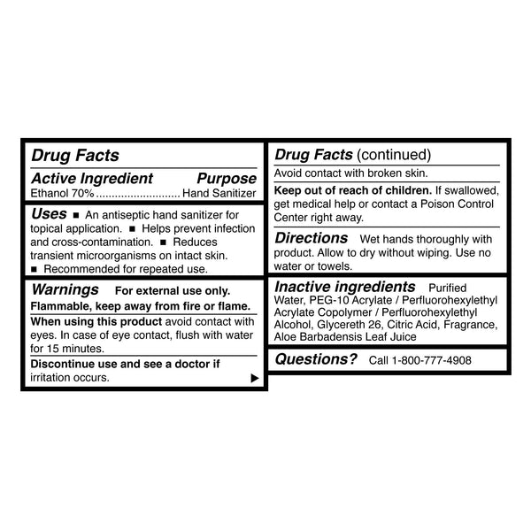 McKesson Hand Sanitizer with Aloe 8.5 oz. Ethyl Alcohol Foaming Pump Bottle (937917_EA) 1/EA