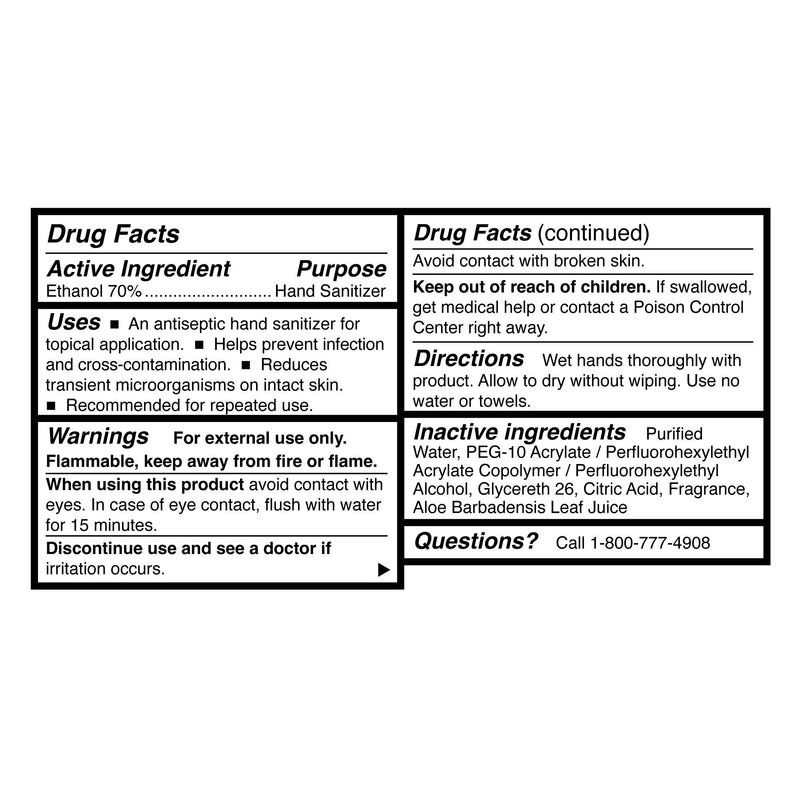 McKesson Hand Sanitizer with Aloe 8.5 oz. Ethyl Alcohol Foaming Pump Bottle (937917_EA) 1/EA