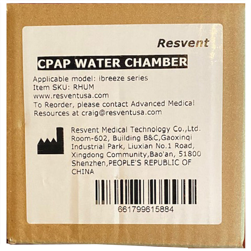 Advanced Medical Resources LLC CPAP Water Chamber CPAP Water Chambers and Humidifiers (1216875_CS) 36/CS