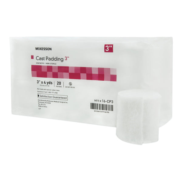McKesson Cast Padding Undercast 3 Inch X 4 Yard Polyester NonSterile (734225_CS) 80/CS