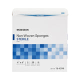 McKesson Nonwoven Sponge 4 X 4 Inch 6-Ply Sterile 2 per Pack (466523_CS) 300/CS