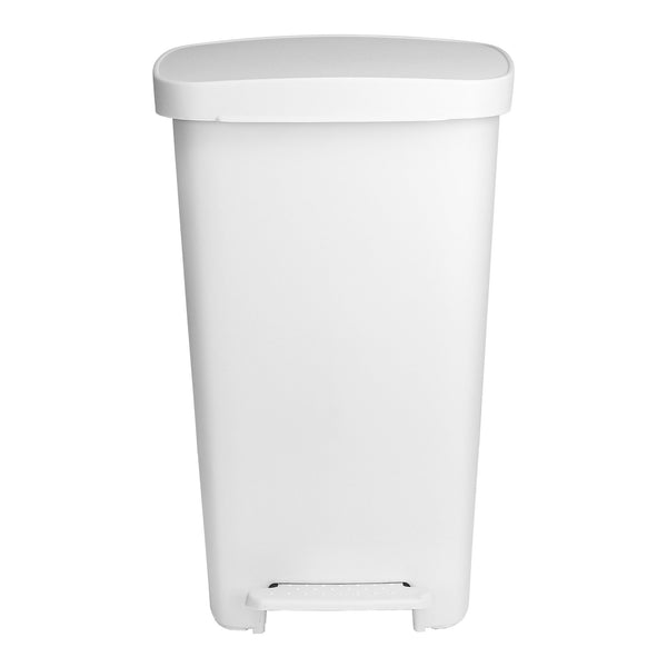 McKesson Trash Can 52 Quart / 13 gal. White Plastic Rectangular (1223698_EA) 1/EA