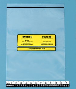 Health Care Logistics Hazardous Drug Bag Chemotherapy Bag Clear 12 X 15 Inch (679550_PK) 100/PK