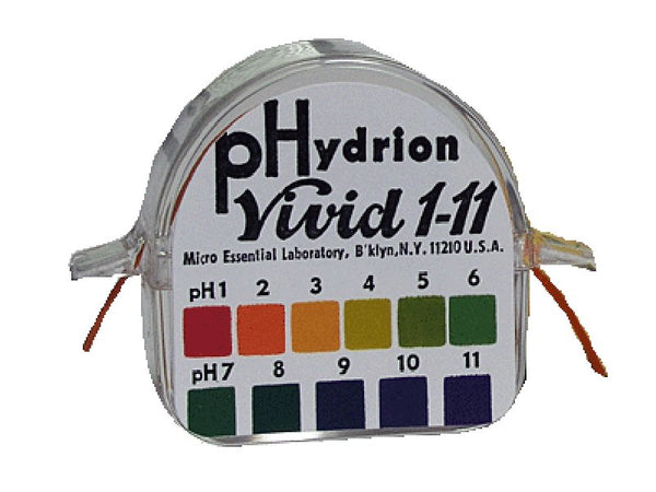 Hydrion® Vivid pH Paper in Dispenser 1.0 to 11.0 (536337_EA) 1/EA