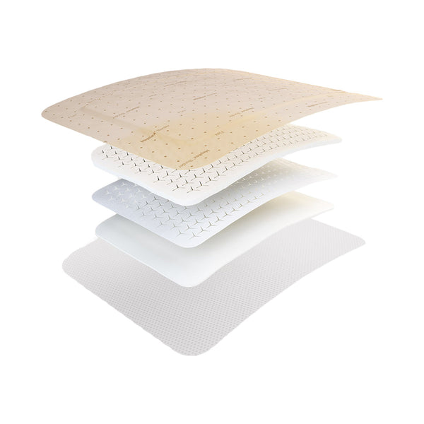 Mepilex® Border Flex Foam Dressing 6 X 6 Inch With Border Film Backing Silicone Adhesive Square Sterile (1114381_EA) 1/EA