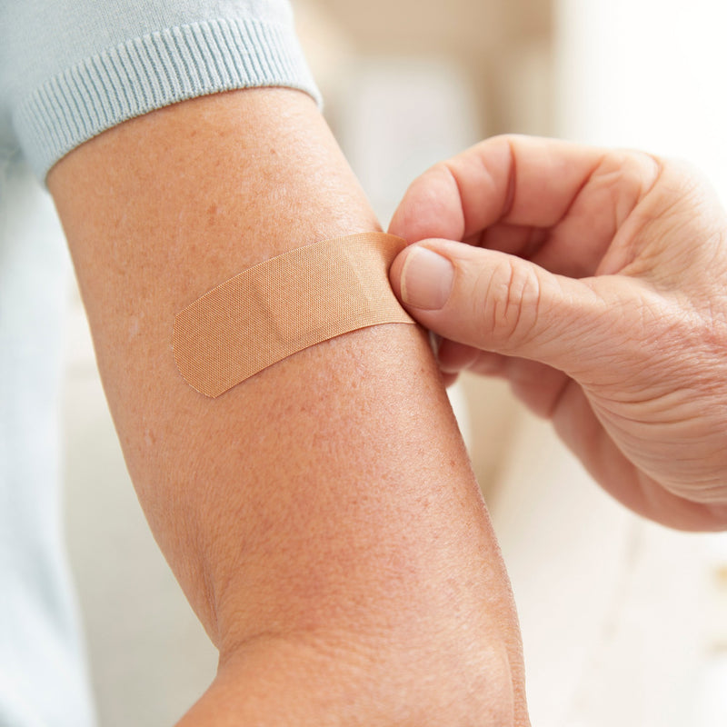 McKesson Adhesive Strip 1 X 3 Inch Fabric Rectangle Tan Sterile (466872_CS) 2400/CS