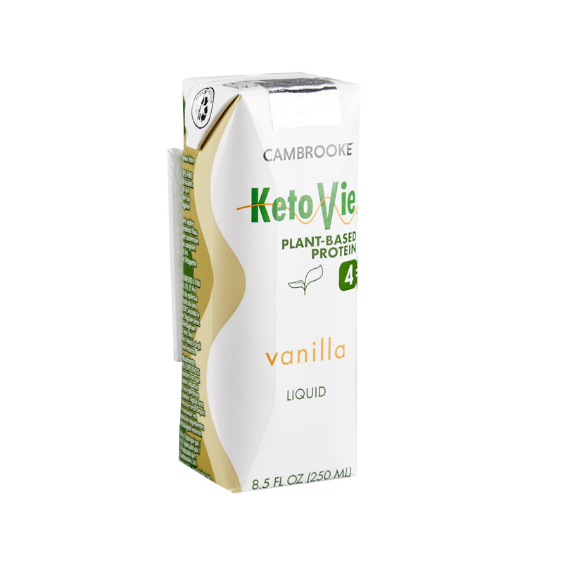 KetoVie® 4:1 Plant-Based Protein Oral Supplement Vanilla Flavor Liquid 8.5 oz. Carton (1205114_EA) 1/EA