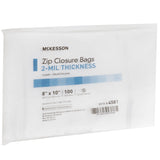 McKesson Reclosable Bag 8 X 10 Inch Polyethylene Clear Zipper Closure (854574_BX) 10/BX