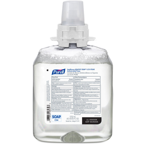 Purell® Healthy Soap® Antimicrobial Soap Foaming 1,250 mL Dispenser Refill Bottle Floral Scent (1169605_CS) 4/CS