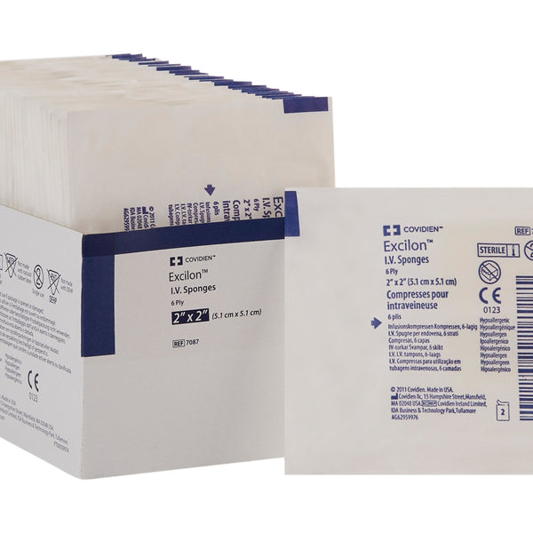 Excilon™ I.V. Sponge Nonwoven 2 X 2 Inch Sterile (453951_PK) 1/PK