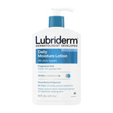 Lubriderm® Hand and Body Moisturizer 16 oz. Pump Bottle Unscented Lotion CHG Compatible (180802_CS) 12/CS