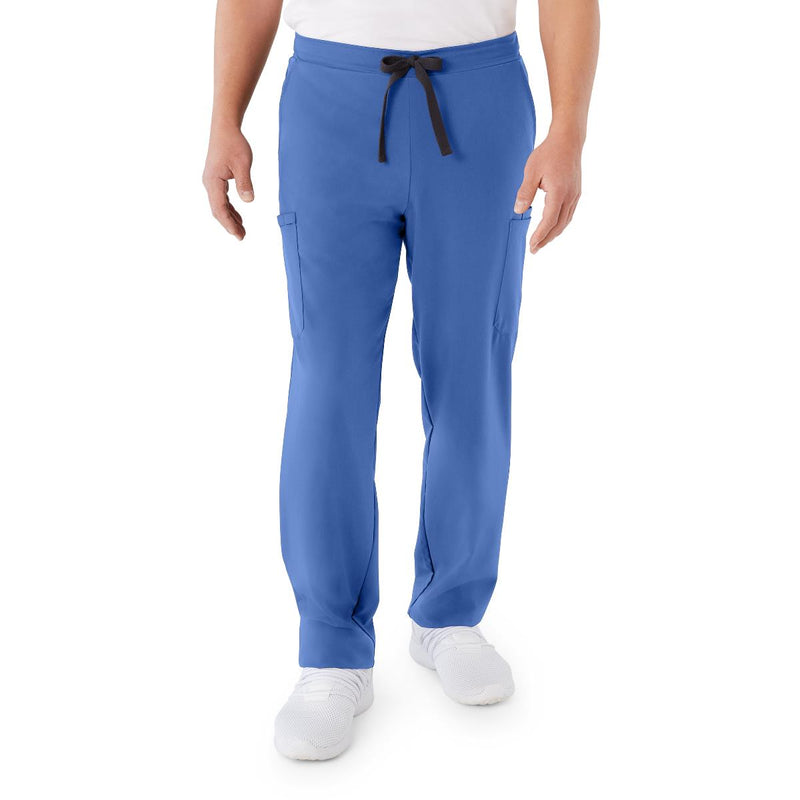 Clinton AVE Unisex Scrub Pants with 6 Pockets, Tall, Ceil Blue, Size M, 1/EA  (5700CBLMT) Each