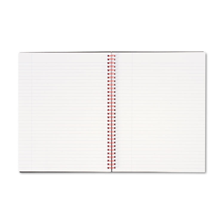 Black n' Red™ Flexible Cover Twinwire Notebooks, SCRIBZEE Compatible, 1-Subject, Wide/Legal Rule, Black Cover, (70) 11 x 8.5 Sheets (JDKK66652) Each