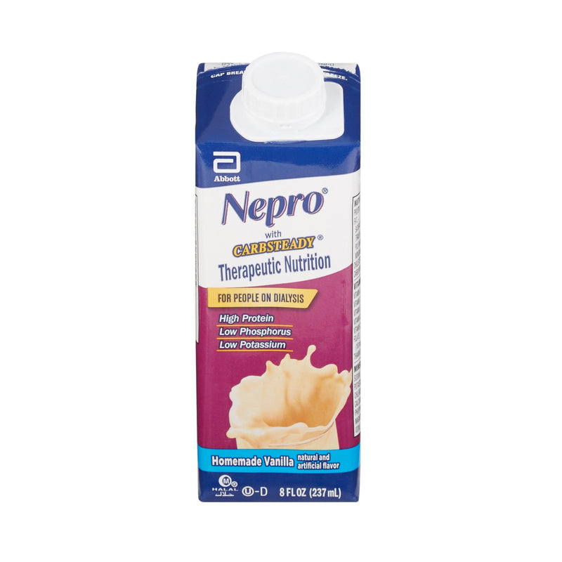 Nepro® with Carbsteady® Oral Supplement Homemade Vanilla Flavor Liquid 8 oz. Reclosable Carton (1048214_EA) 1/EA