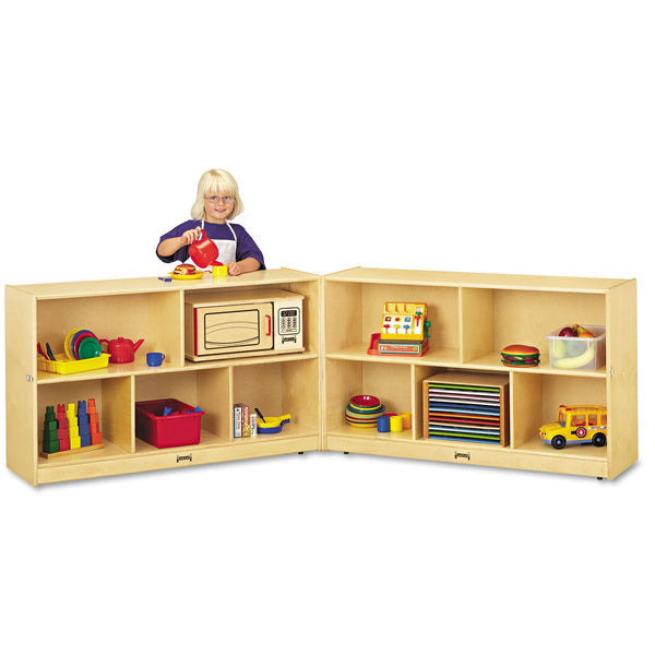 Jonti-Craft Fold-n-Lock Storage Units, 48w x 15d x 29.5h, White (JNT0292JC) Each