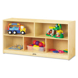 Jonti-Craft Toddler Single Mobile Storage Unit, 48w x 15d x 24.5h, White (JNT0324JC) Each
