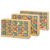Jonti-Craft Tray Mobile Cubbie, 48w x 15d x 35.5h, Birch (JNT0425JC) Each