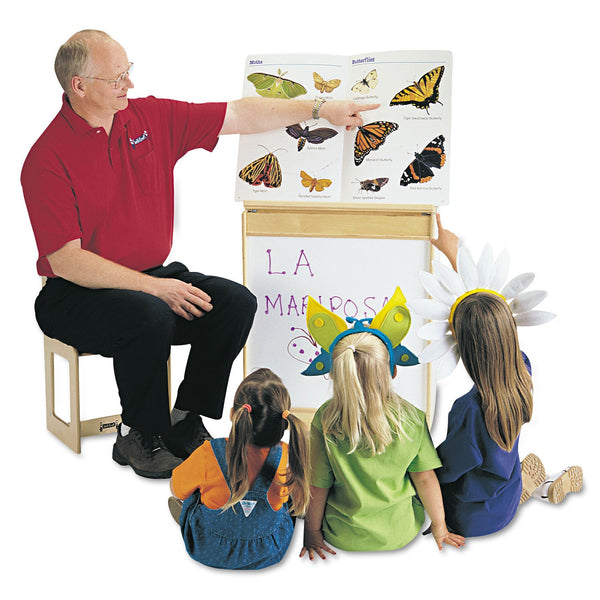 Jonti-Craft Big Book Easels, 24.5w x 15d x 20h, White (JNT0543JC) Each
