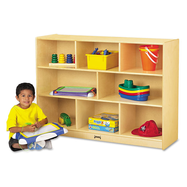 Jonti-Craft Super-Sized Single Mobile Storage Unit, 48w x 15d x 35.5h, White (JNT2691JC) Each