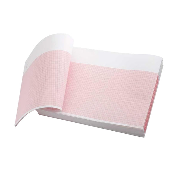 Hewlett Packard™ Recording Chart Paper Z-Fold Red Grid (1061025_CS) 8/CS
