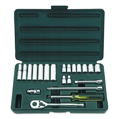 Stanley Bostitch® 21 Piece Socket Set, 1/4 in, 6 Point (576-85-388) Each