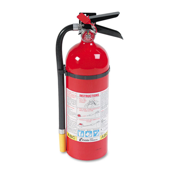 Kidde ProLine Pro 5 MP Fire Extinguisher, 3-A, 40-B:C, 195 psi, 16.0 7h x 4.5 dia, 5 lb (KID466112)