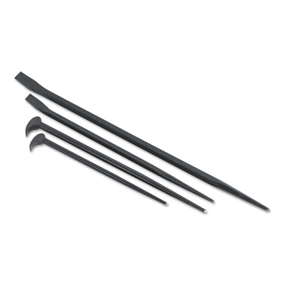 Proto Pry Bar Set w/2 Aligning Pry Bars and 2 Rolling Head Bars; 12",16",18",24",Steel (577-2100) 1 Set