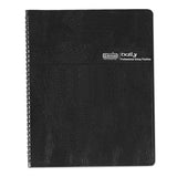 House of Doolittle™ Eight-Person Group Practice Daily Appointment Book, 11 x 8.5, Black Cover, 12-Month (Jan to Dec): 2026 (HOD28102) Set of 2