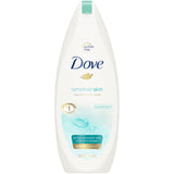 Dove® Sensitive Skin Body Wash Liquid 12 oz. Bottle Unscented (575285_EA) 1/EA