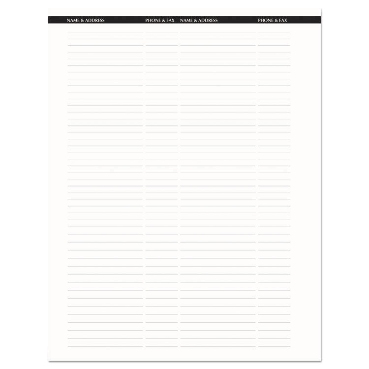 House of Doolittle™ Recycled Professional Weekly Planner, 15-Minute Appts, 11 x 8.5, Black Wirebound Soft Cover, 12-Month (Jan to Dec): 2026 (HOD27202) Each